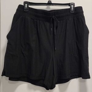 Athletic Works Charcoal Elastic Waist Shorts